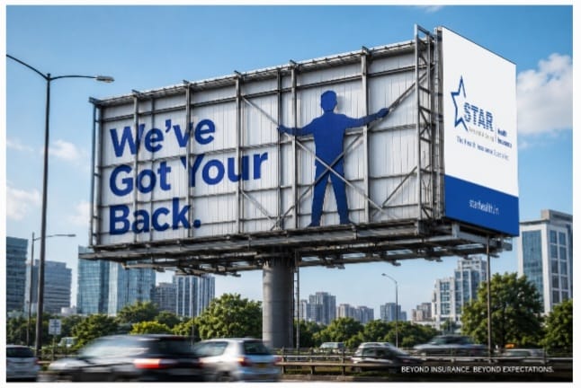 Star Health Turns Billboards Around to Reinforce Its Promise