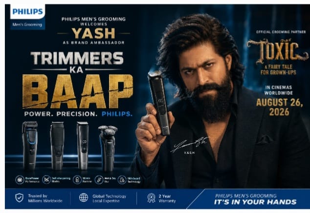 Philips India Signs Yash to Power Men’s Grooming Push