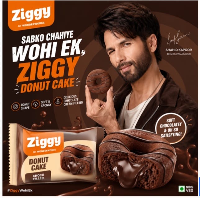 Shahid Kapoor Joins Ziggy as WonderWorks Bets Big on Donut Cake