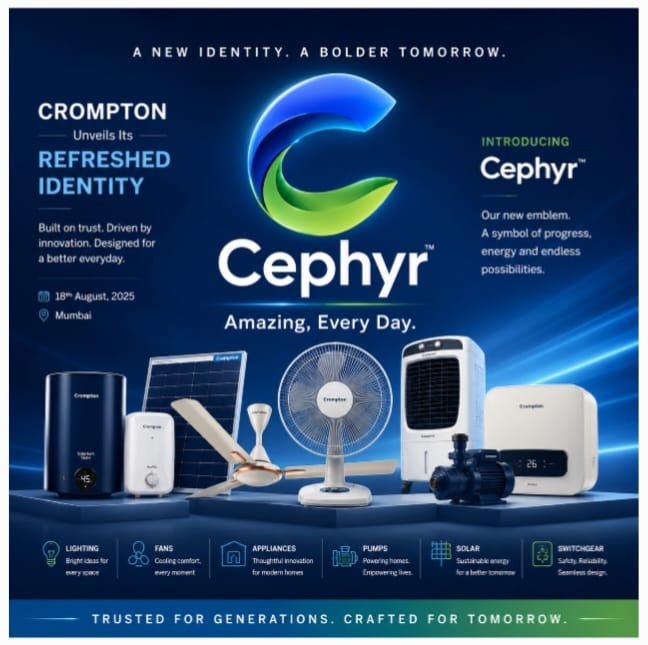 Crompton 2.0 Signals Premium Push with New Brand Identity