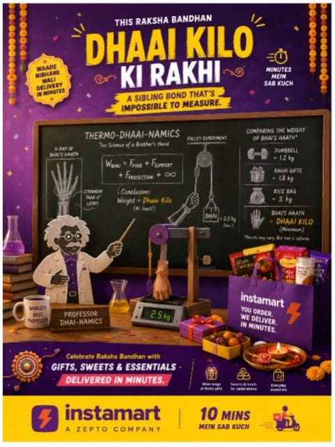Instamart Taps Bollywood Nostalgia For Raksha Bandhan
