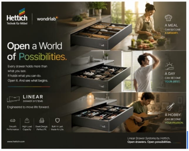 Hettich Expands Brand Play With ‘Open a World of Possibilities’ Campaign