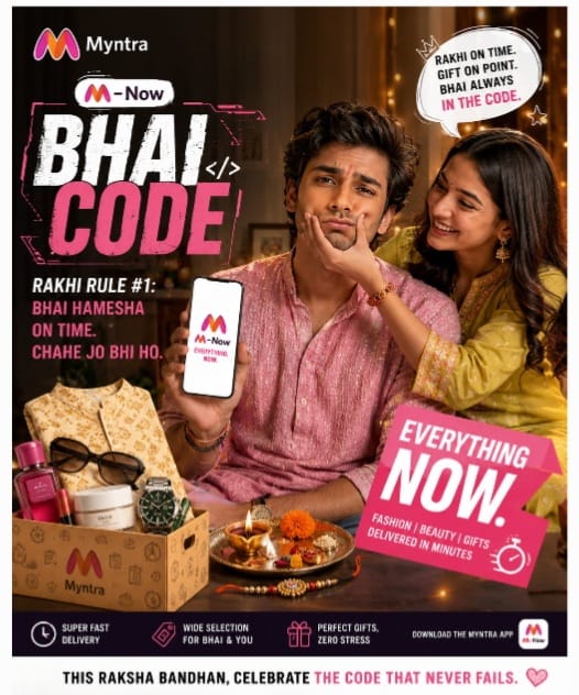 Myntra’s ‘Bhai Code’ Turns Raksha Bandhan Banter into an Opportunity