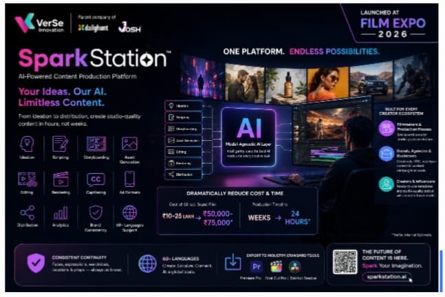 VerSe Innovation Unveils SparkStation to Redefine AI-Powered Content