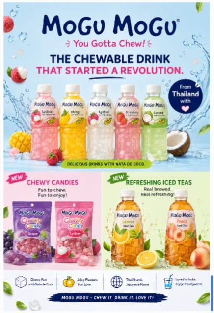 Mogu Mogu Broadens Its India Play with Candies and Iced Teas