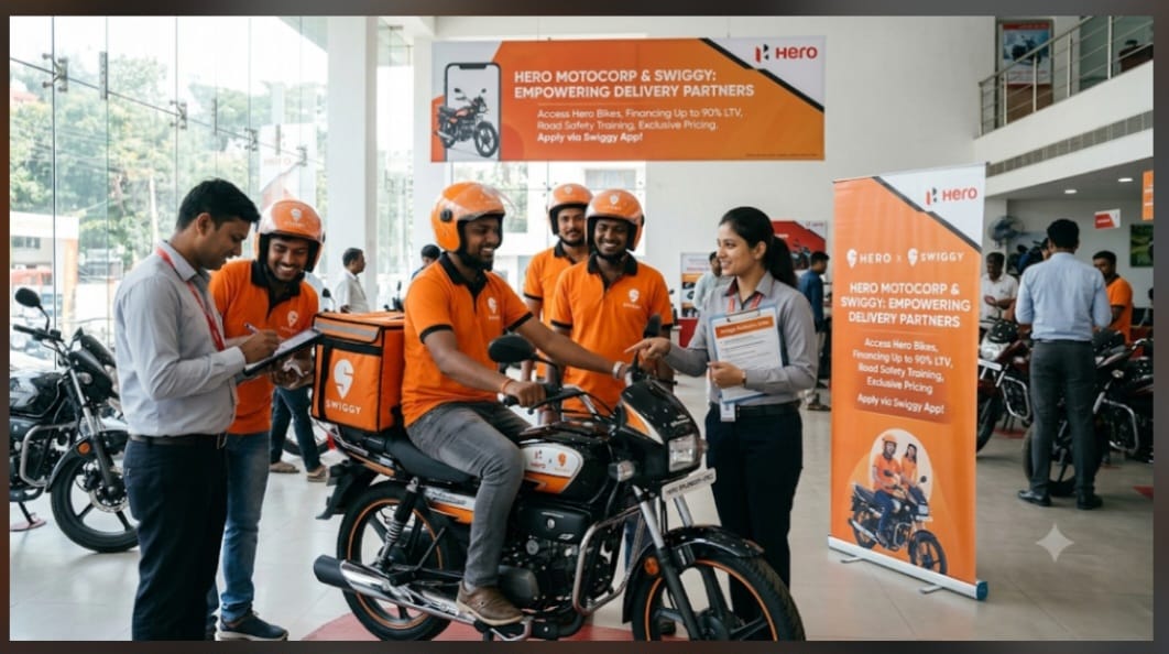 Swiggy and Hero MotoCorp Drive Delivery Partner Empowerment