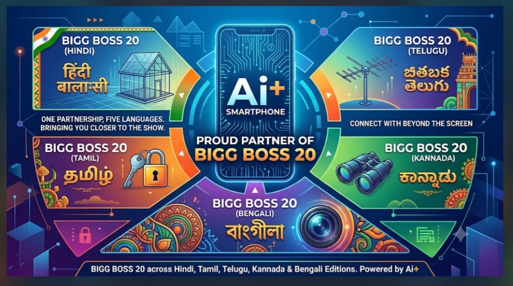 Ai+ Smartphone Taps Bigg Boss’ Multi-Lingual Reach