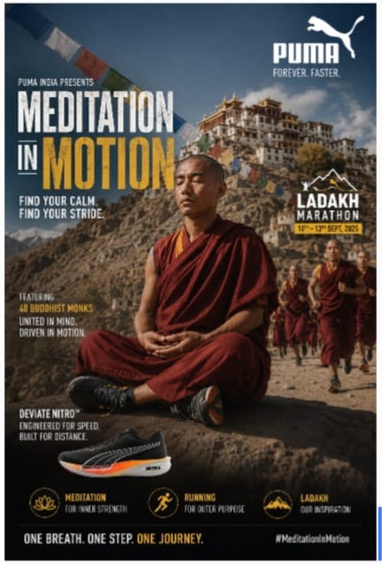 PUMA India Blends Mindfulness and Performance in a Powerful Ladakh Marathon Campaign