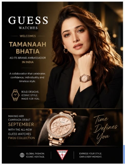 GUESS Elevates Its India Growth Strategy with Tamannaah Bhatia