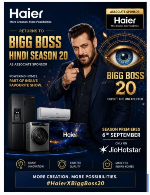 Haier Deepens Brand Visibility with Bigg Boss Season 20