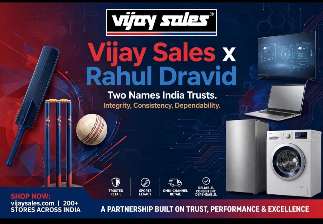 Vijay Sales brings Rahul Dravid into its next chapter of trust