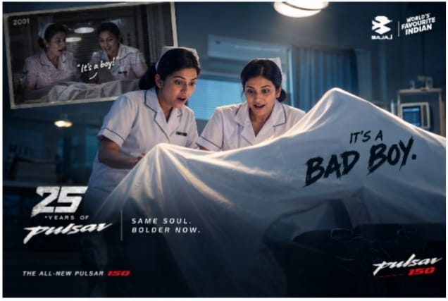 Bajaj Pulsar Rewinds 25 Years to Reintroduce Its ‘Bad Boy’ Spirit