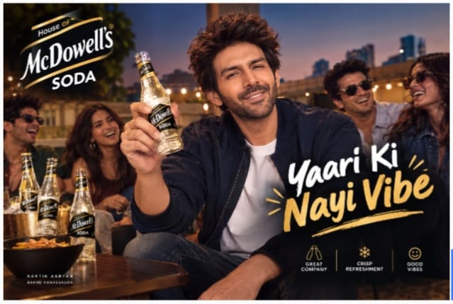 McDowell’s Soda Gives Friendship a New Twist With Kartik Aaryan
