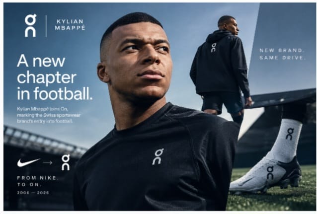 On Brings Mbappé to Football, With Product Innovation