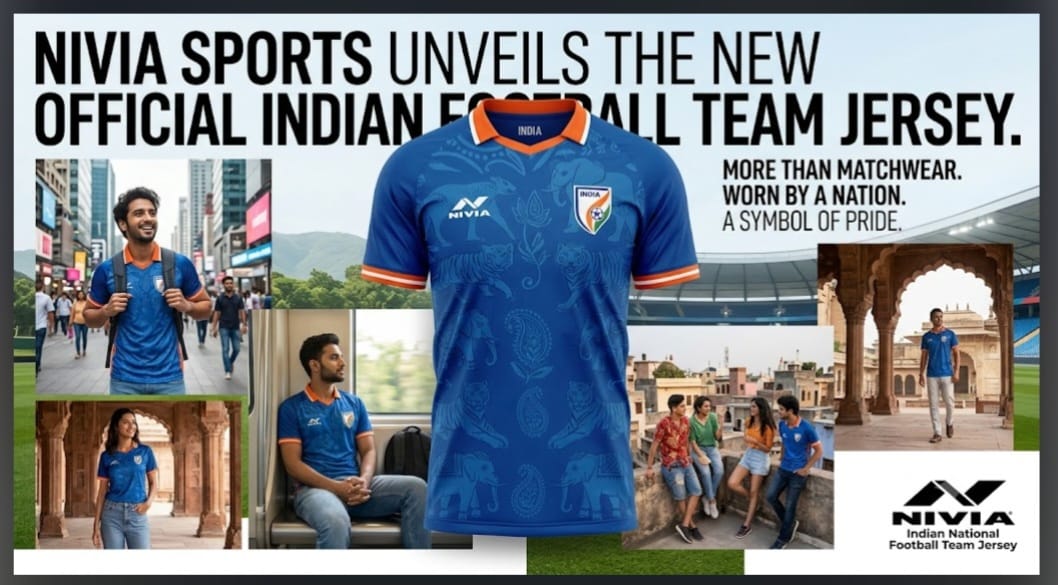 NIVIA Reimagines the Football Jersey of India
