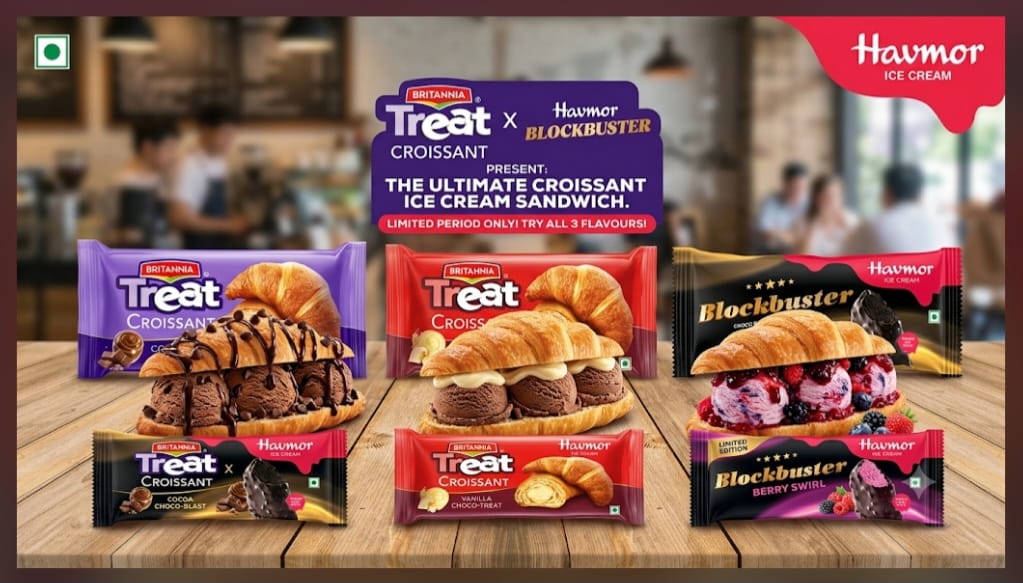 Britannia and Havmor Stack a Viral Trend Between Two Croissant Halves