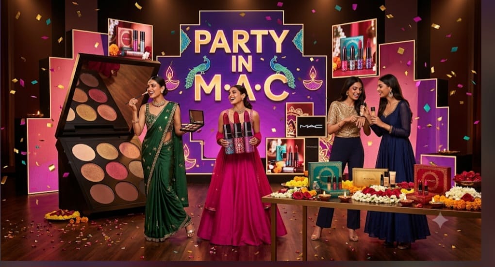 M·A·C Turns the Festive Entrance Into a Campaign Moment