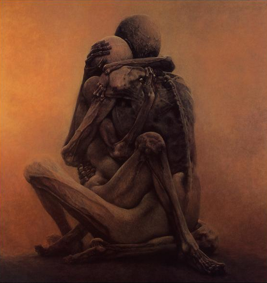Zdzisław Beksiński – Untitled, 1984