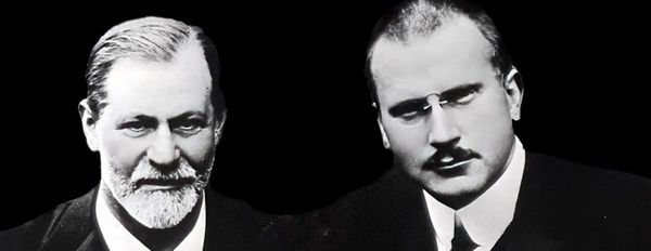 Sigmund Freud and Carl Jung