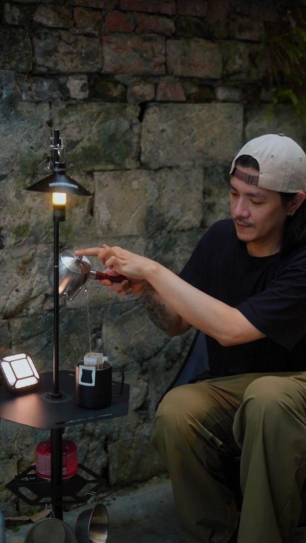 忙碌的生活裡，泡杯咖啡給自己｜5050WORKSHOP 風格露營