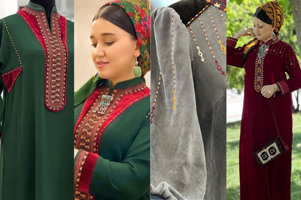 Bir wagtky ýanly köýnegiň "Züleýha stile" öwrülmegi