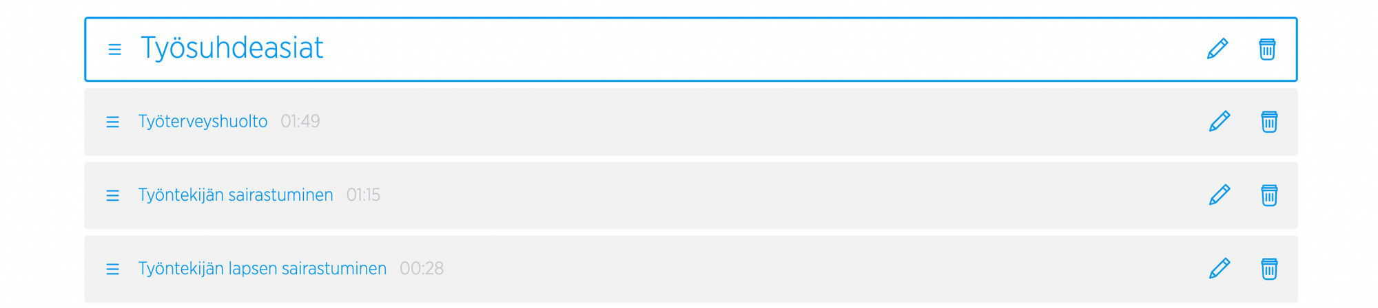 Organisaation perehdytysmateriaalit verkossa.