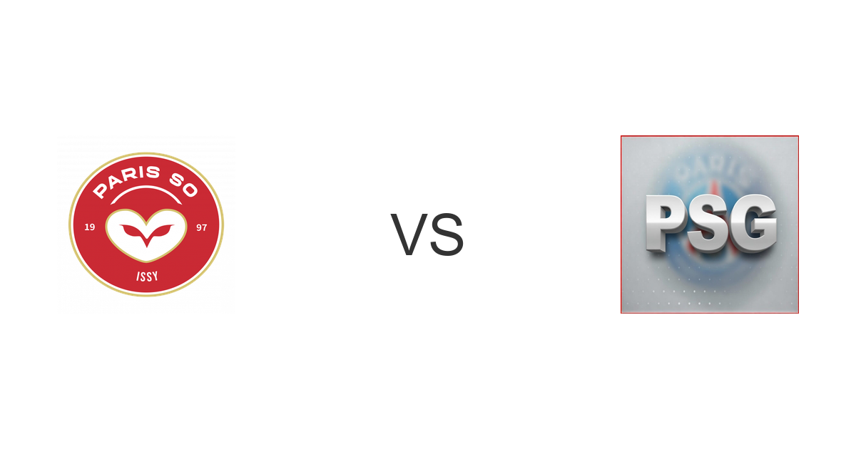 Match : Paris SO Coeur (ex-GPSO 92 Issy) vs Paris Saint-Germain (PSG)