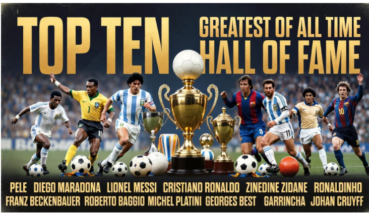 Le TOP 10 des meilleurs joueurs de l'histoire du foot