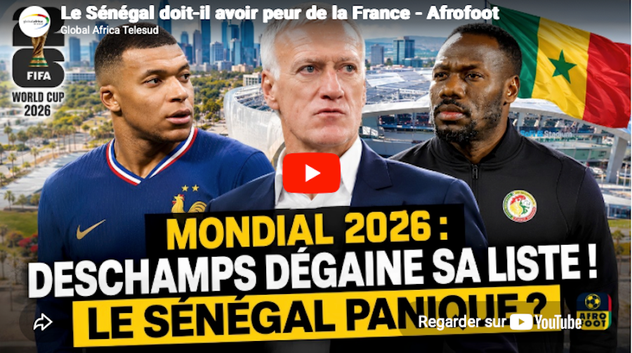 France VS Sénégal, AFRO FOOT règle le problème