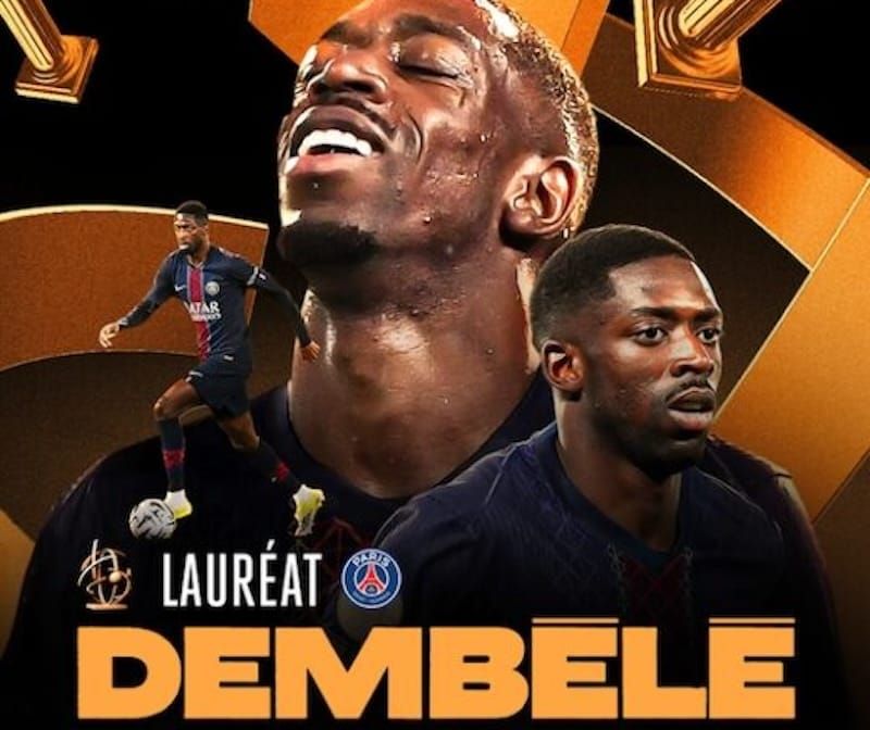 Ousmane Dembélé et Pierre Sage sacrés : le palmarès complet des trophées UNFP