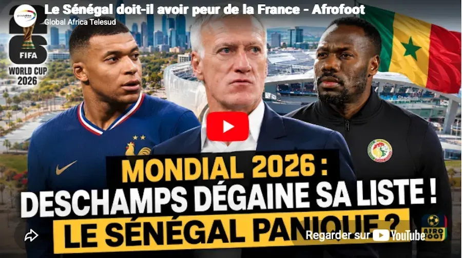 France VS Sénégal, AFRO FOOT règle le problème