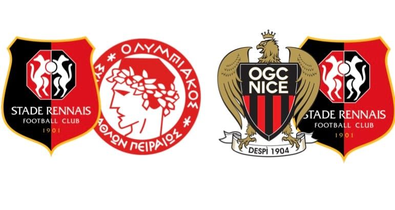 Rennes - Olympiakos (Ligue Europa), mercredi 4, Nice - Rennes (Ligue 1), vendredi 30