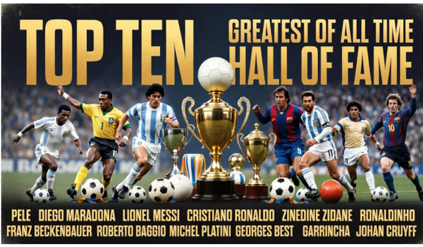 Le TOP 10 des meilleurs joueurs de l'histoire du foot