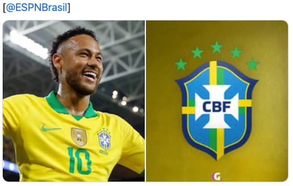 Brésil : Neymar aperçoit la Coupe du Monde