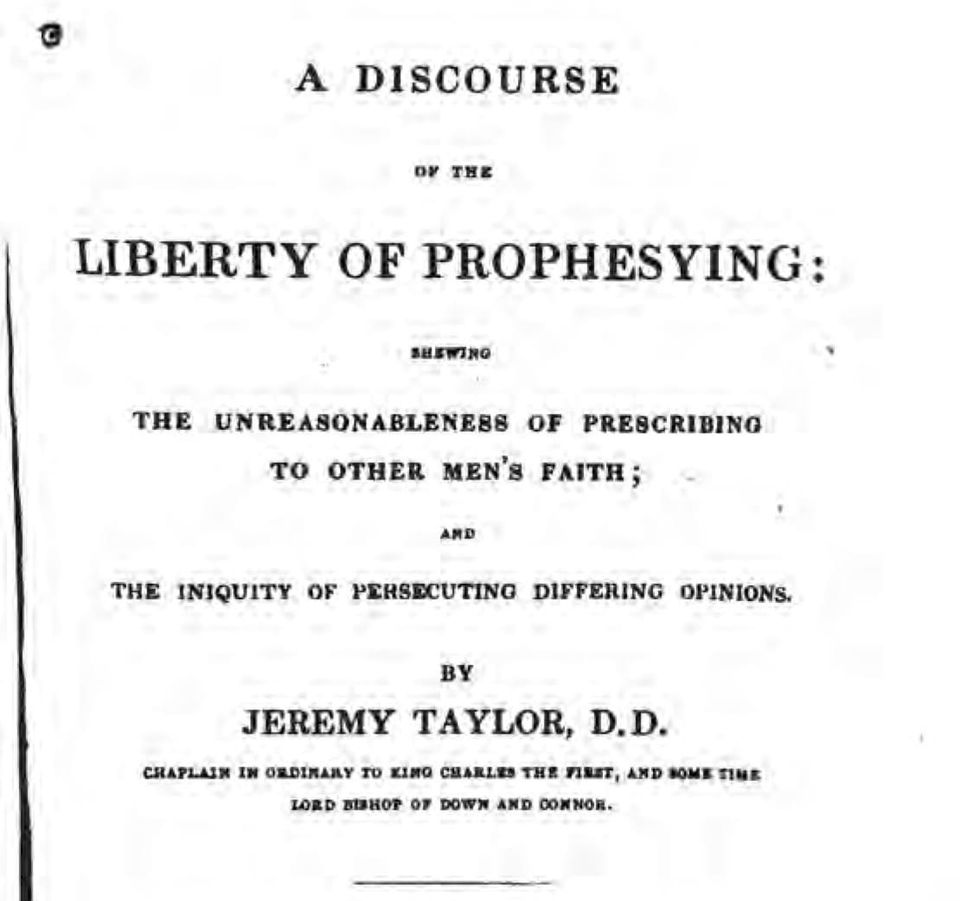 On The Trail of a Tale - Part Two: The Sources of Franklin’s Parable in 17th Century Christian Arguments for Religious Tolerance