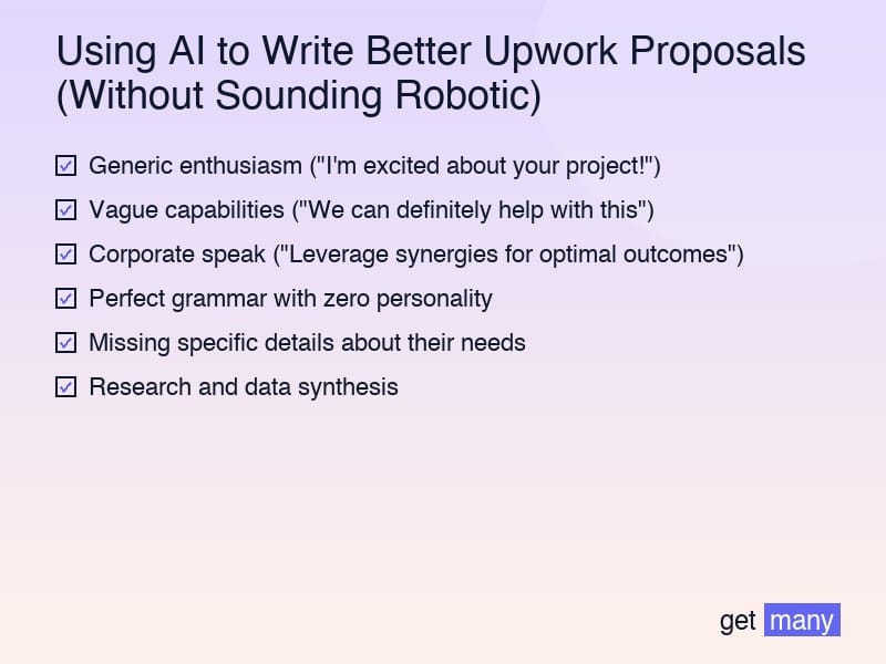 Framework infographic for The AI Paradox in Proposal Writing
