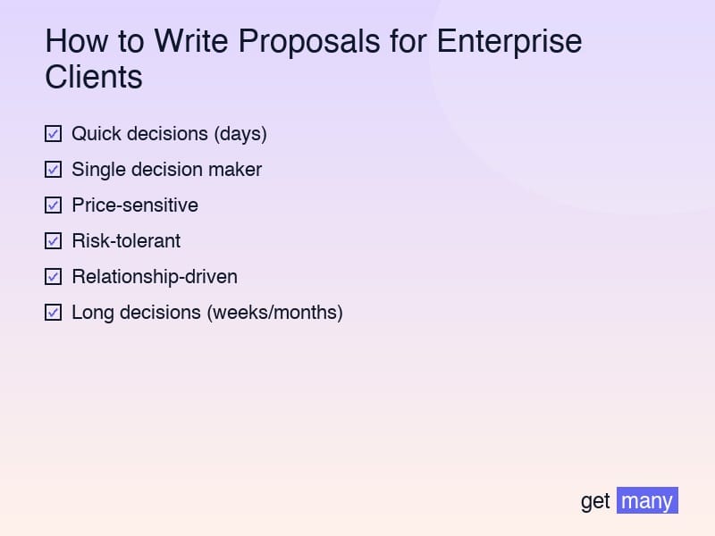 Framework infographic for The Enterprise Buyer Mindset