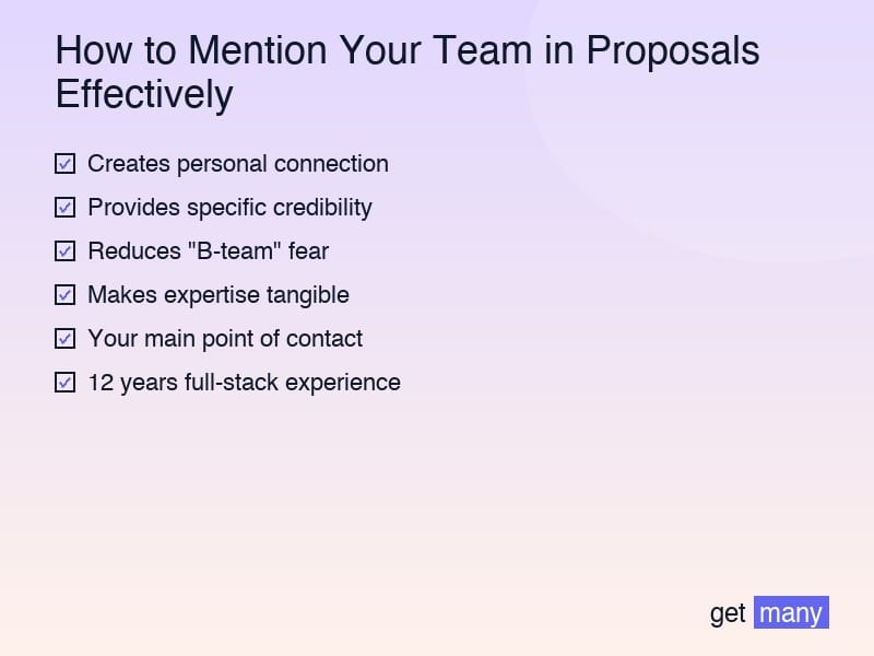 Framework infographic for The Team Presentation Psychology