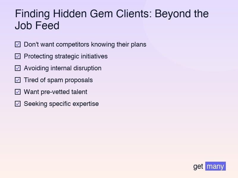 Framework infographic for The Hidden Client Ecosystem