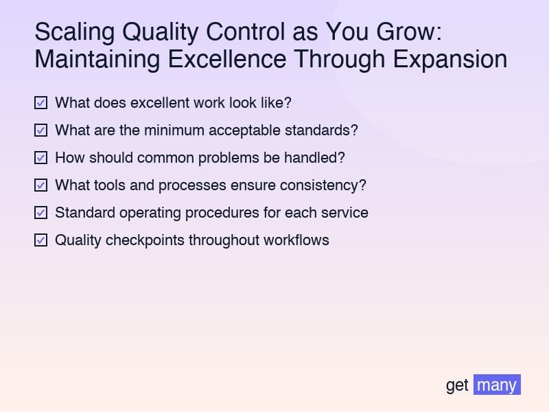 Framework infographic for The Quality Scaling Challenge