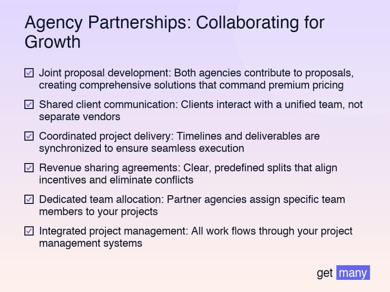 Framework infographic for The Hidden Power of Strategic Partnerships