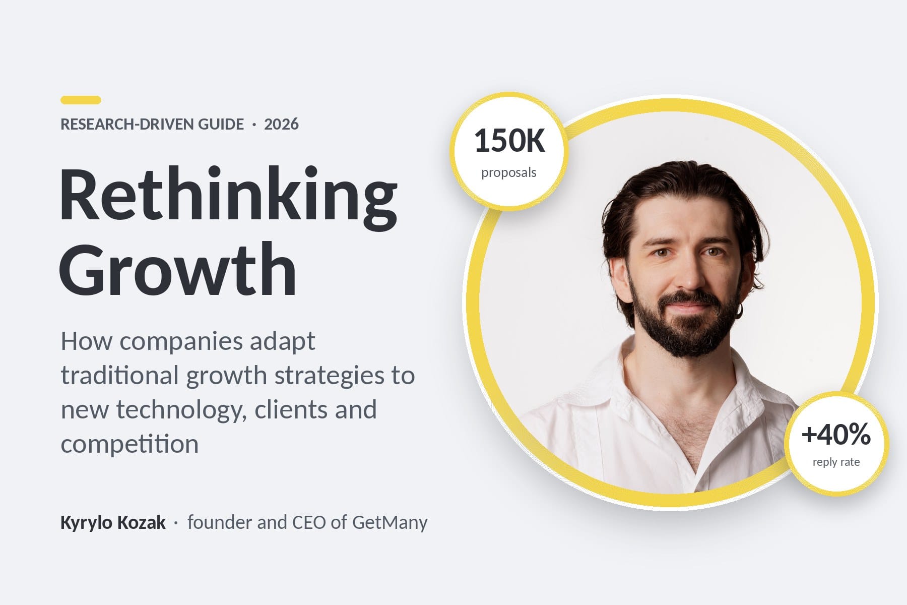 Kyrylo Kozak, founder and CEO of GetMany