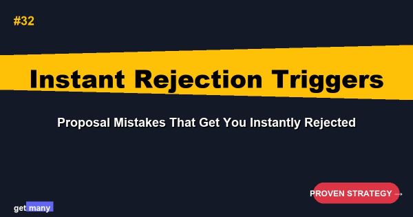 Proposal Mistakes That Get You Instantly Rejected