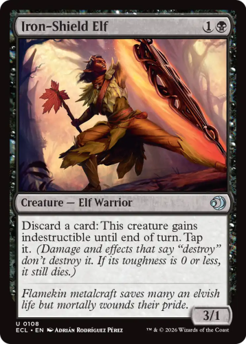 Iron-Shield Elf (Lorwyn Eclipsed #108)