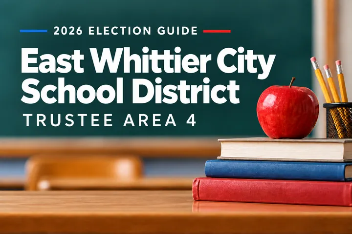 2026 Election Guide: East Whittier City School District, Trustee Area 4
