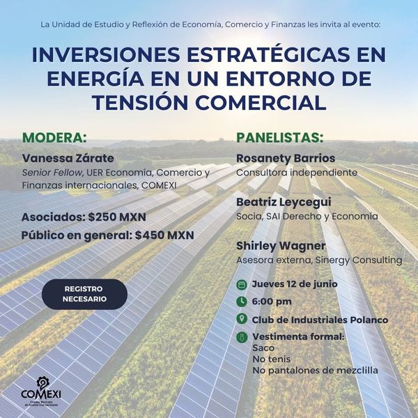 INVERSIONES ESTRATÉGICAS EN ENERGÍA EN UN ENTORNO DE TENSIÓN COMERCIAL