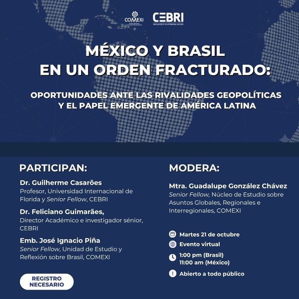 MÉXICO Y BRASIL EN UN ORDEN FRACTURADO: OPORTUNIDADES ANTE LAS RIVALIDADES GEOPOLÍTICAS Y EL PAPEL EMERGENTE DE AMÉRICA LATINA