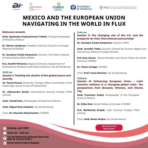 MEXICO AND THE EUROPEAN UNION NAVIGATING THE WORLD IN FLUX