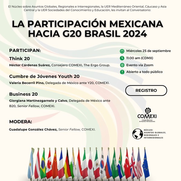 La Participación Mexicana hacia G20 Brasil 2024