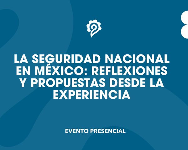 La seguridad nacional en México: reflexiones y propuestas desde la experiencia